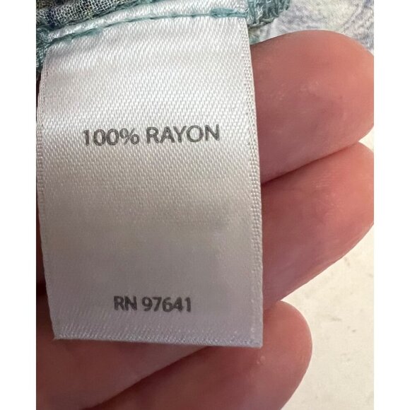 J Jill Boho Flowy Feminine Cottage Artsy Tunic Peasant Festival Blouse M Petite - Picture 9 of 9